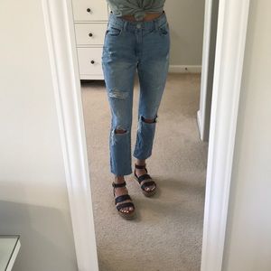 High Rise Mom Jeans